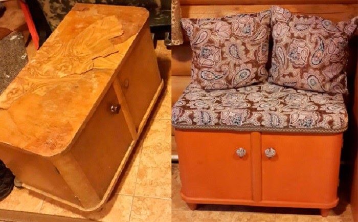 Переделка старой мебели - переделка матрасов