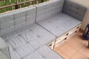 Подушка для диванов и садовой мебели